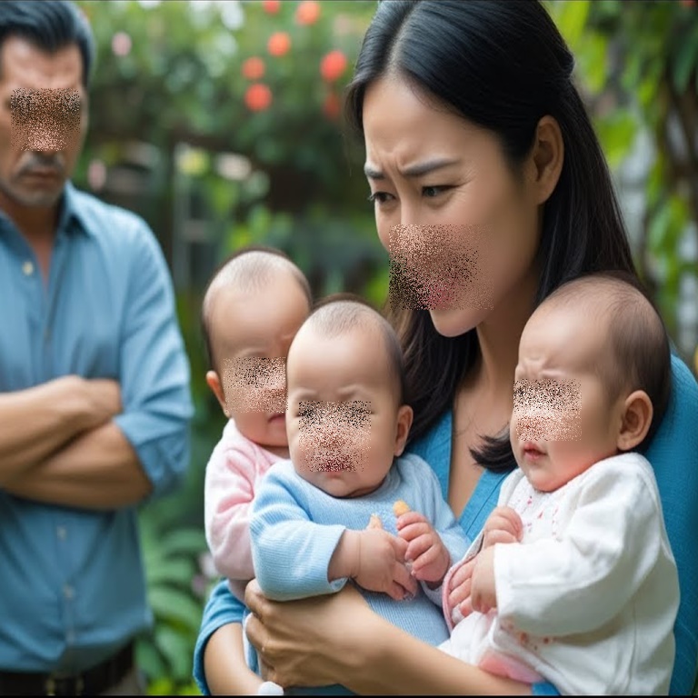 Chồng đ: uổi vợ mới sinh 3 ra khỏi nhà vì con hoàn toàn không giống mình, 10 năm sau điều bất ngờ đến….