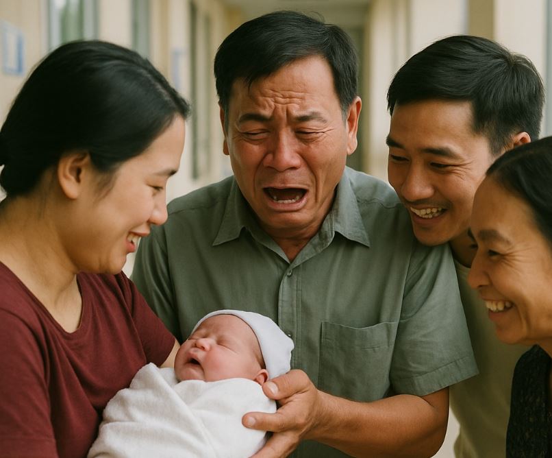 Cả họ vỡ òa đón cháu đích tôn sau 10 năm hi:ếm m:uộn, nhưng ông nội vừa nhìn mặt đứa b:é liền hoả:ng s:ợ