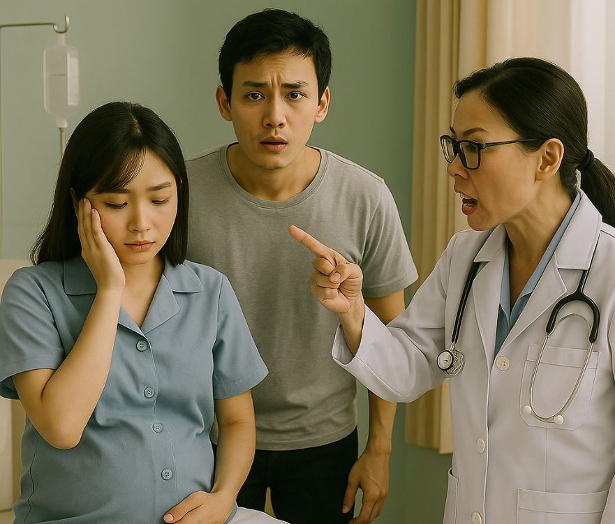 Đưa b: ồ nh: í đi đ: ẻ, chồng đ: iếng người khi vị bác sĩ đỡ đẻ chính là vợ mình, và cái kết bất ngờ…