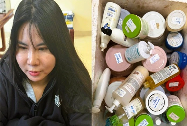 Người phụ nữ mua nguyên liệu 50.000 đồng/1 kg về “tự chế” mỹ phẩm bán kiếm lời