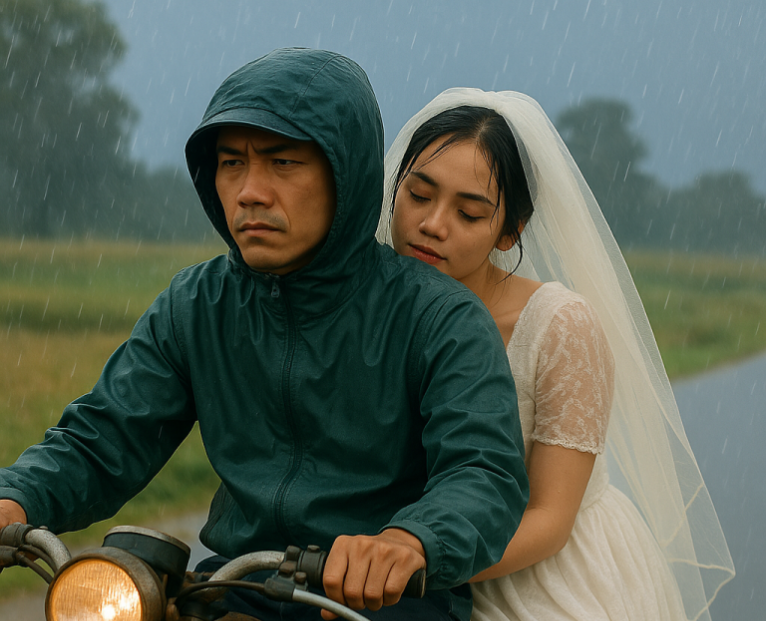 Anh xe ôm chở cô dâu bị b:ỏ r:ơi về nhà, không ngờ cô chính là chủ của tập đoàn mà anh sắp bị sa thải…