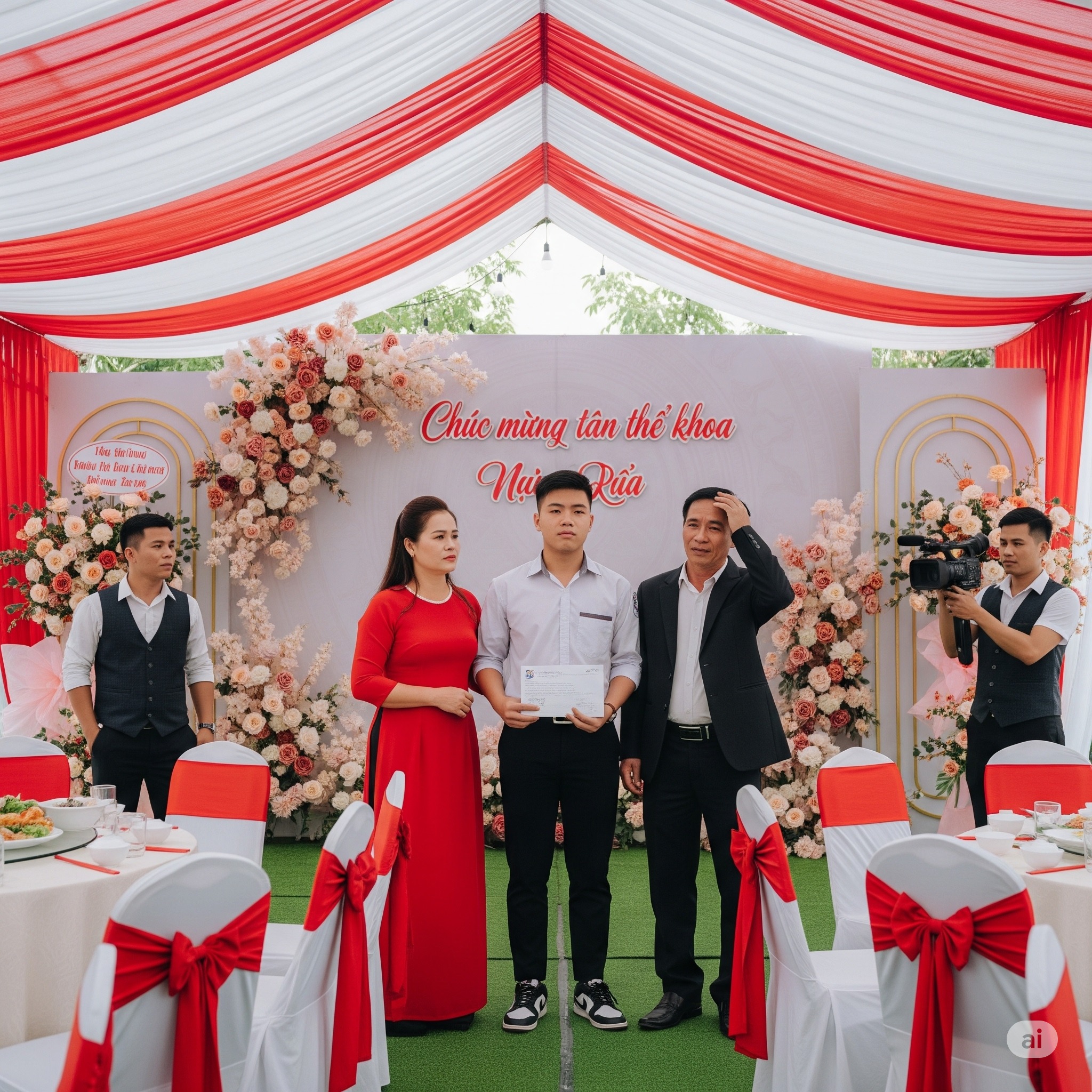 Con trai đỗ ĐH top đầu, bố mẹ làm 90 mâm cỗ mời cả làng nhưng không một ai đến