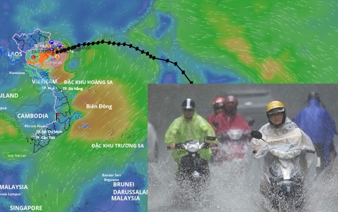 Bão số 3 Wipha sắp đổ bộ, dự báo thời gian gây mưa to gió mạnh nhất