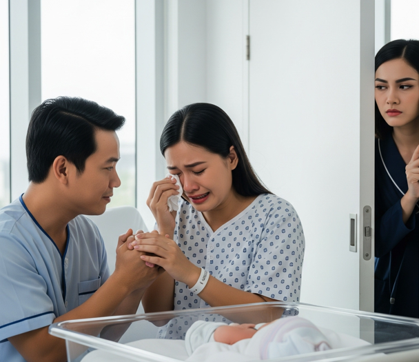 Ngày đưa bồ nhí đi sinh con, chồng viện cớ đi về quê, vợ không cãi – chỉ âm thầm gửi tặng tiểu tam mới sinh món quà