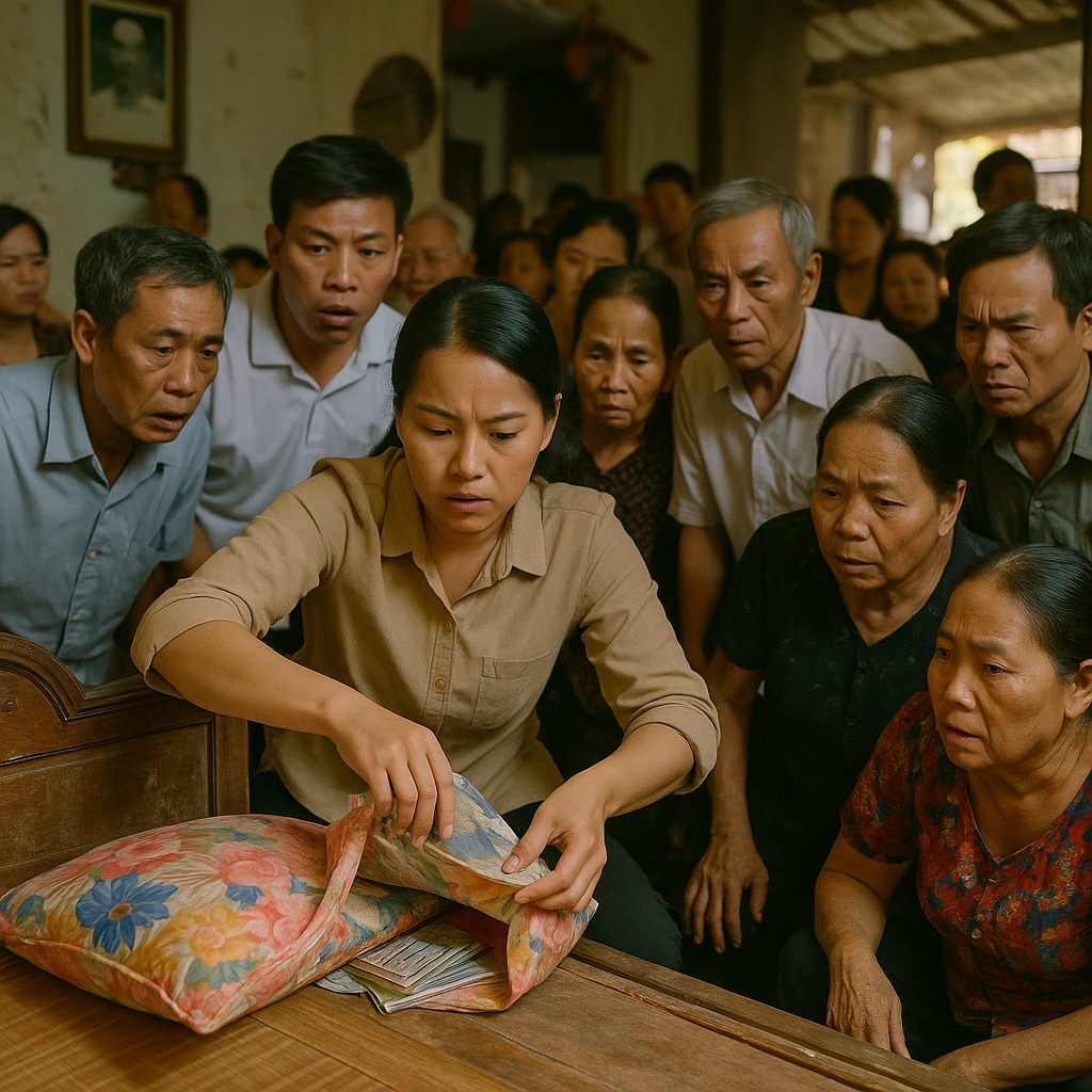 Chị chồng bắt em dâu nấu cơm, dọn nhà, chăm mẹ bệnh mỗi ngày, đến ngày mẹ chồng qua đời giỗ đủ 100 ngày, em dâu chỉ moi ra thứ dưới gối bà khiến cả nhà vỡ trận