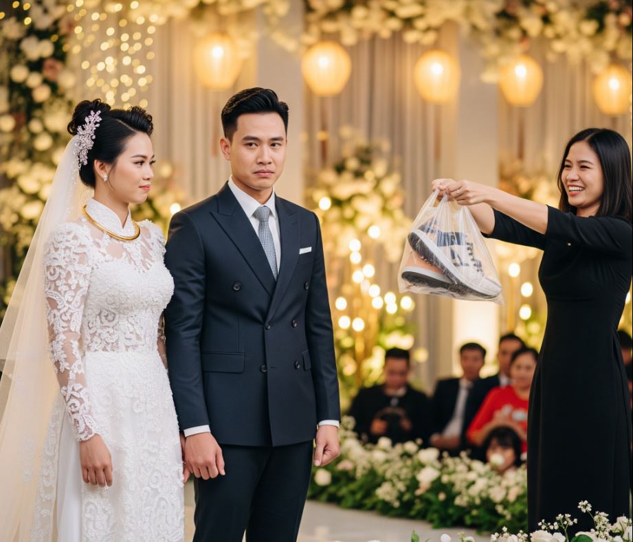 Tới dự đám cưới của bạn học, thấy mặt chú rể tôi đổi luôn quà cưới từ 1 chỉ vàng thành…