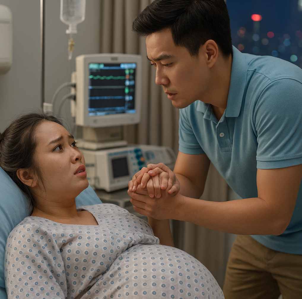 Vợ gần đến ngày sinh chồng đuổi về quê đẻ. Trong khi anh ta chi cả 100 triệu đưa nh:ân t:ình vào viện tư sinh con trai