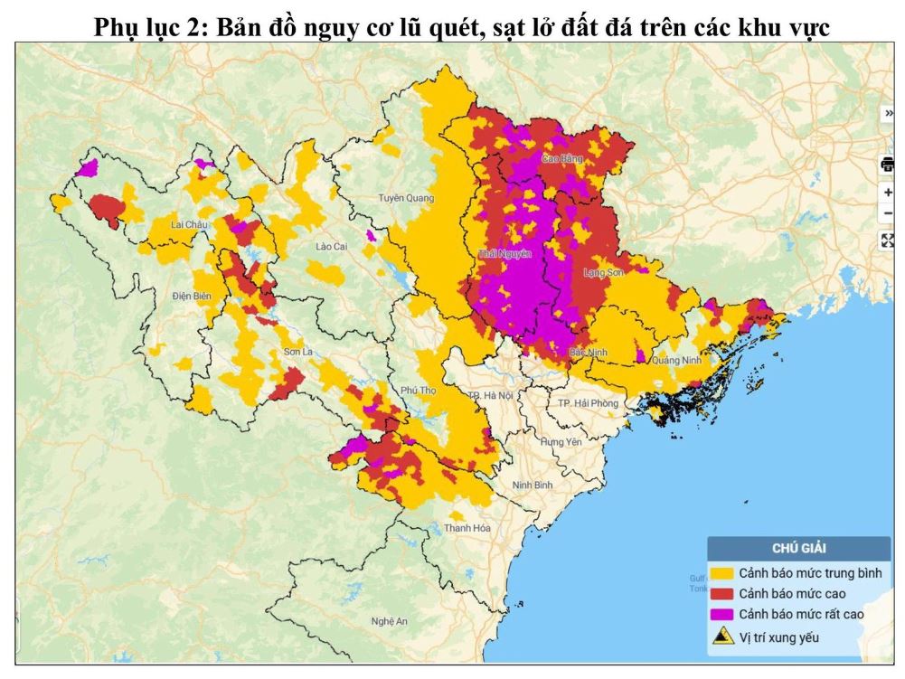 Thông báo khẩn tới 13 tỉnh, thành phố