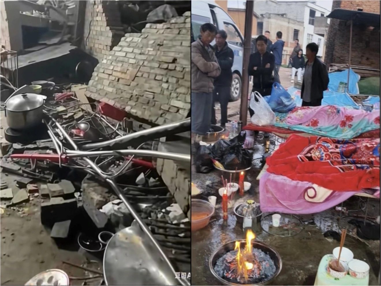 Mưa lớn sập tường cao gần 3m ở đám tang khiến 6 người thiệt mạng tại chỗ