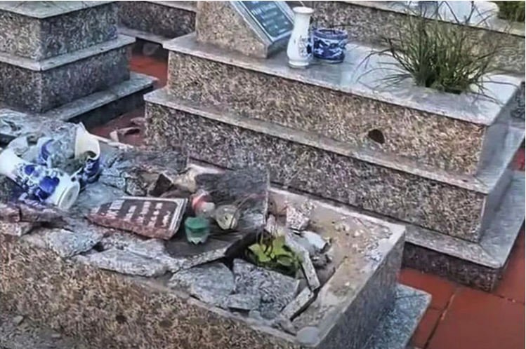 Xác định kẻ đ:ập ph:á mộ liệt sĩ ở Hải Phòng