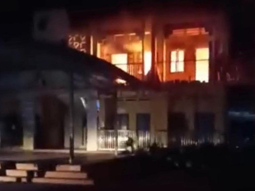 Cháy lớn ở một trường mầm non, nghi có người tuvong