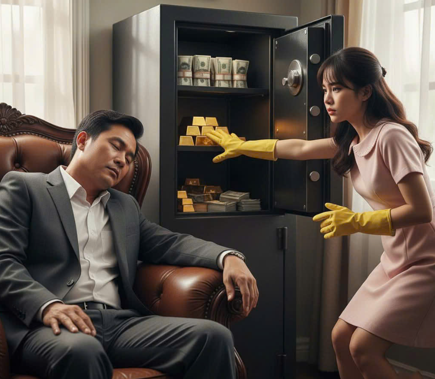 Tỷ phú giả vờ ngủ để thử con gái cô giúp việc nghèo – Nhưng điều cô bé làm khiến ông ch-ết lặng!